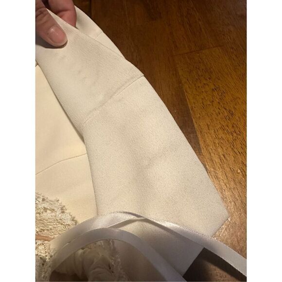 Vtg Jeffrey & Dara Evenings Tom Barra Ivory Gold Off Shoulder Formal Dress New 6 - Picture 10 of 10